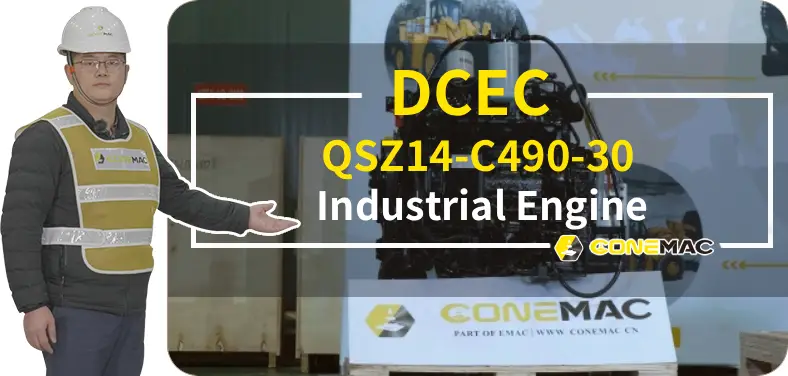 DCEC QSZ14-C490-30 Industrial Engine Introduction Video