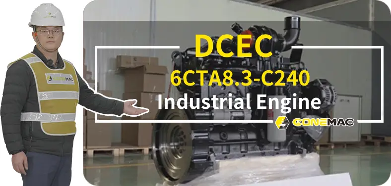 DCEC 6CTA8.3-C240 Industrial Engine Introduction Video