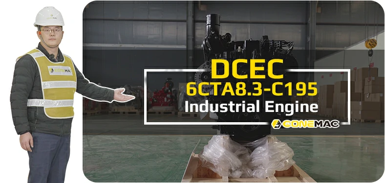 DCEC 6CTA8.3-C195 Industrial Engine Introduction Video
