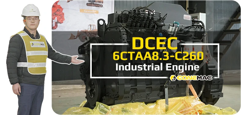 DCEC 6CTAA8.3-C260 Industrial Engine Introduction Video