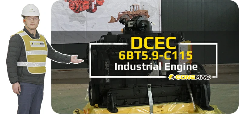 DCEC 6BT5.9-C115 Industrial Engine Introduction Video