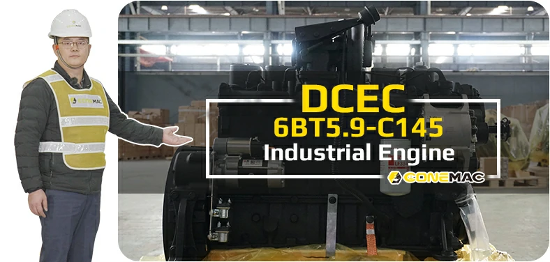 DCEC 6BT5.9-C145 Industrial Engine Introduction Video