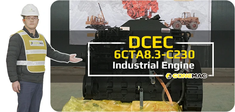 DCEC 6CTA8.3-C230 Industrial Engine Introduction Video