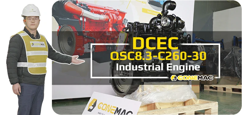 DCEC QSC8.3-C260-30 Industrial Engine Introduction Video