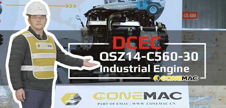 DCEC QSZ14-C560-30 Industrial Engine Introduction Video