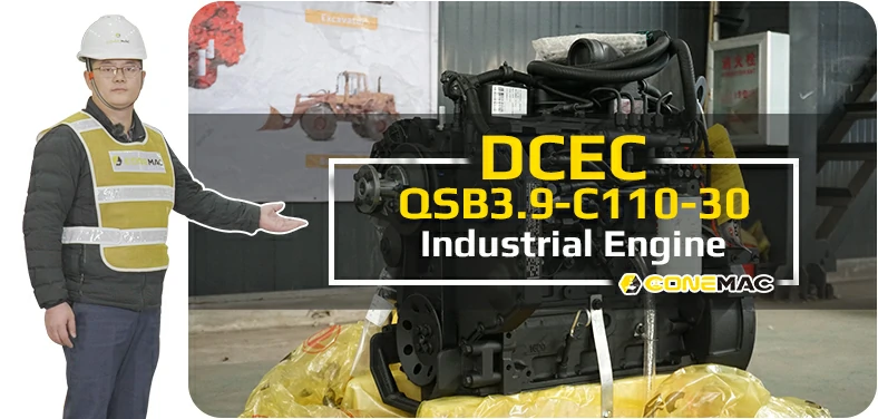 DCEC QSB3.9-C110-30 Industrial Engine Introduction Video