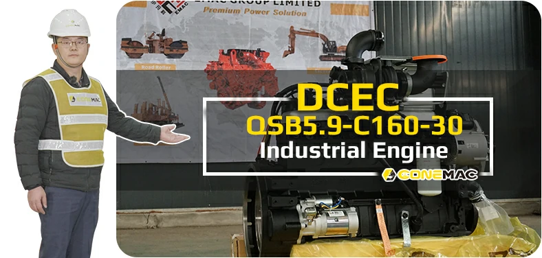 DCEC QSB5.9-C160-30 Industrial Engine Introduction Video
