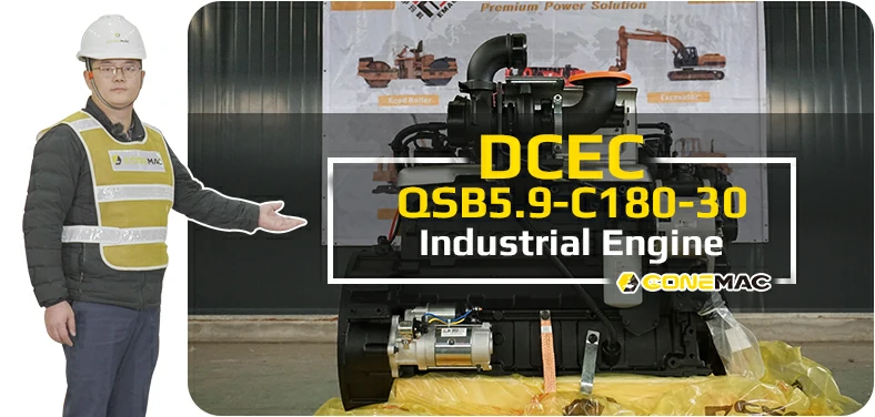 DCEC QSB5.9-C180-30 Industrial Engine Introduction Video