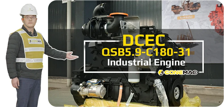 DCEC QSB5.9-C180-31 Industrial Engine Introduction Video