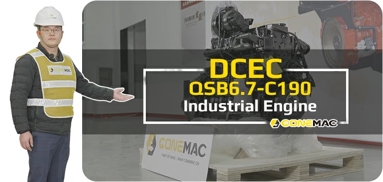 DCEC QSB6.7-C260 Industrial Engine Introduction Video