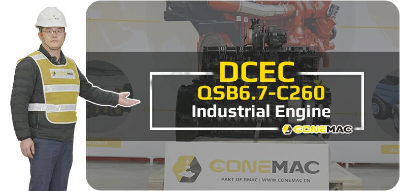 DCEC QSB6.7-C260 Industrial Engine Introduction Video