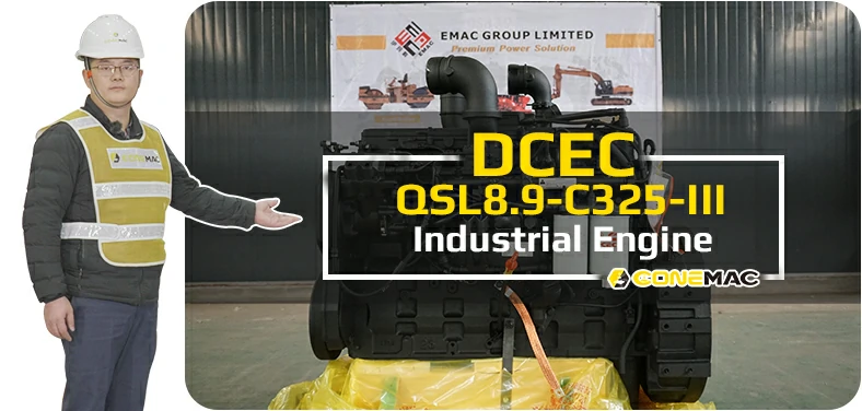 DCEC QSL8.9-C325-III Industrial Engine Introduction Video