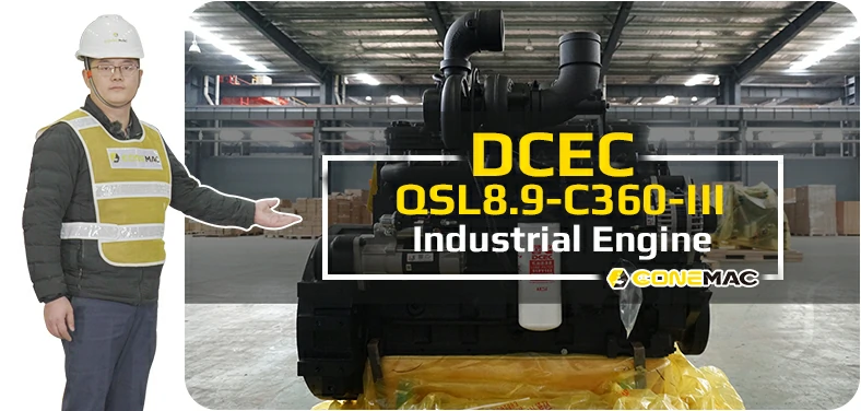 DCEC QSL8.9-C360-III Industrial Engine Introduction Video